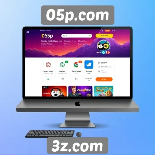 Explorando a interface do usuário do 05p.com